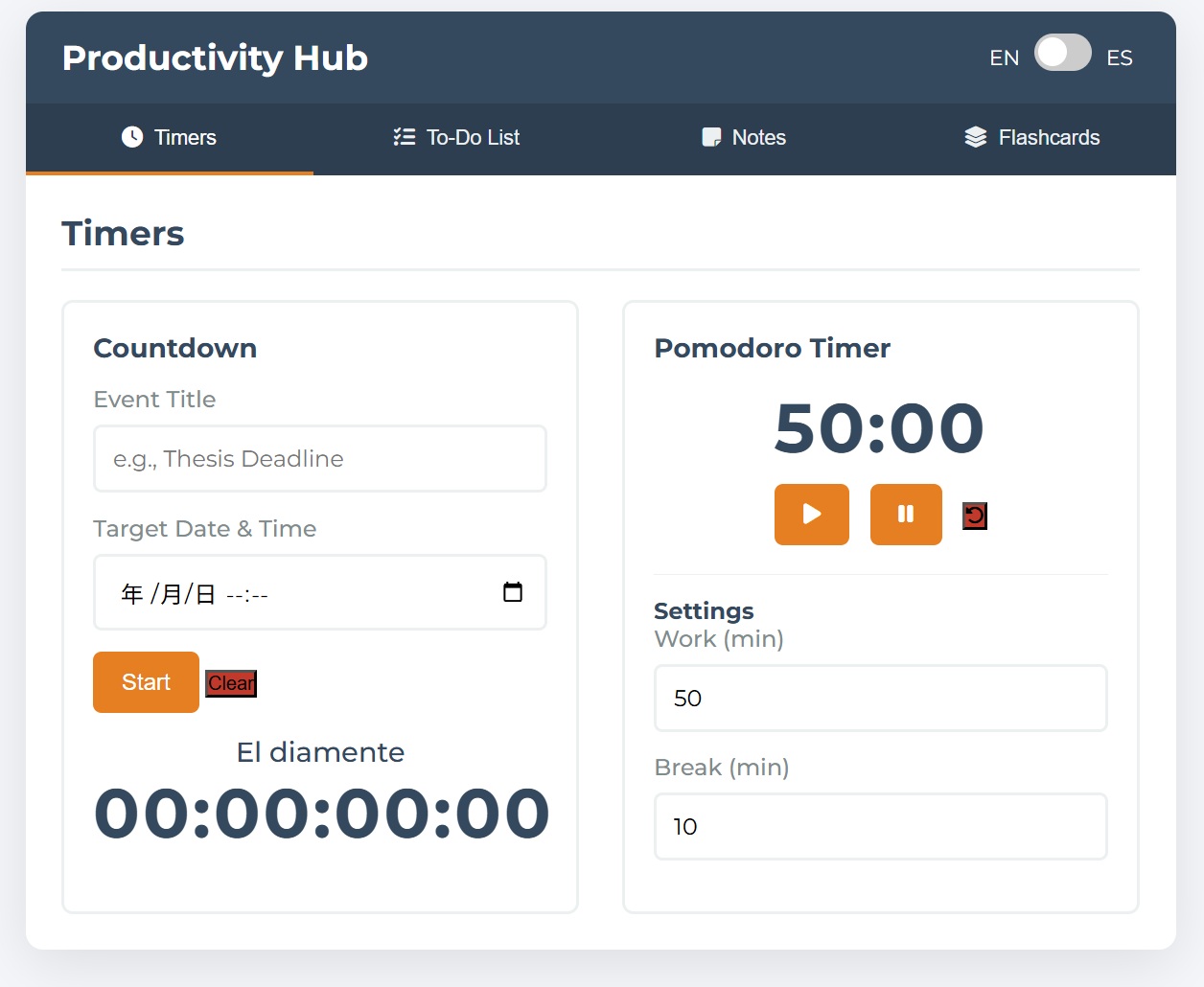 Productivity Hub Preview